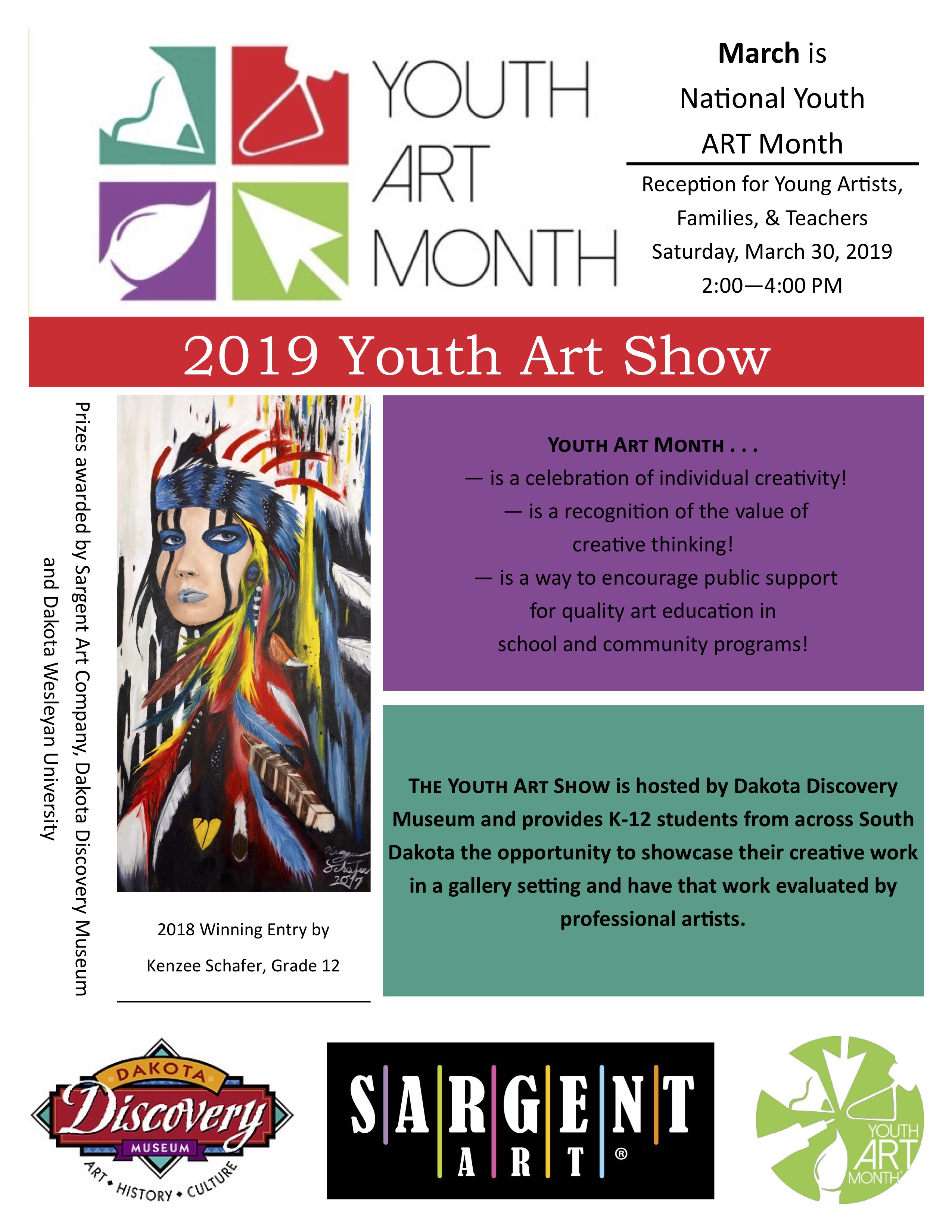 2019 Youth Art Show – Call for entries – Arts South Dakota