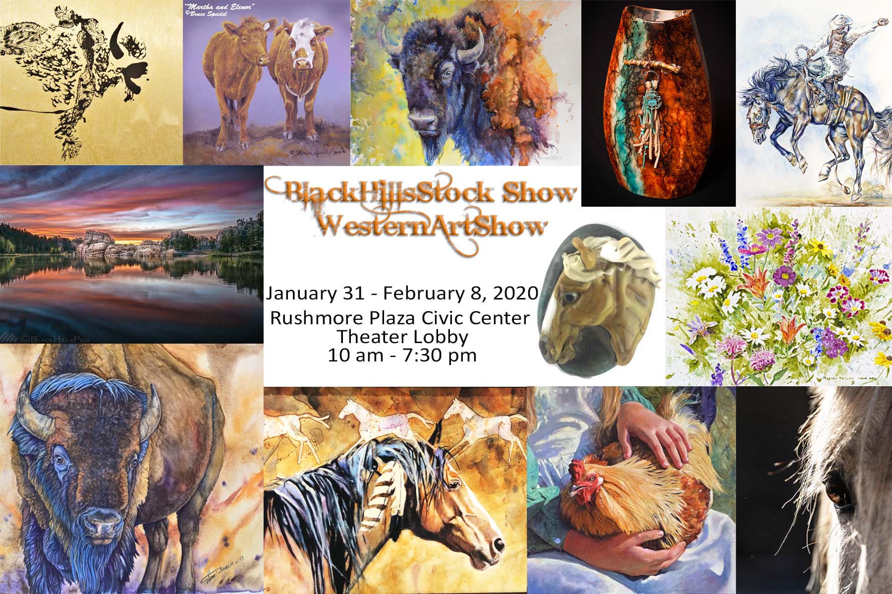 Black Hills Stock Show Western Art Show Sale Arts South Dakota