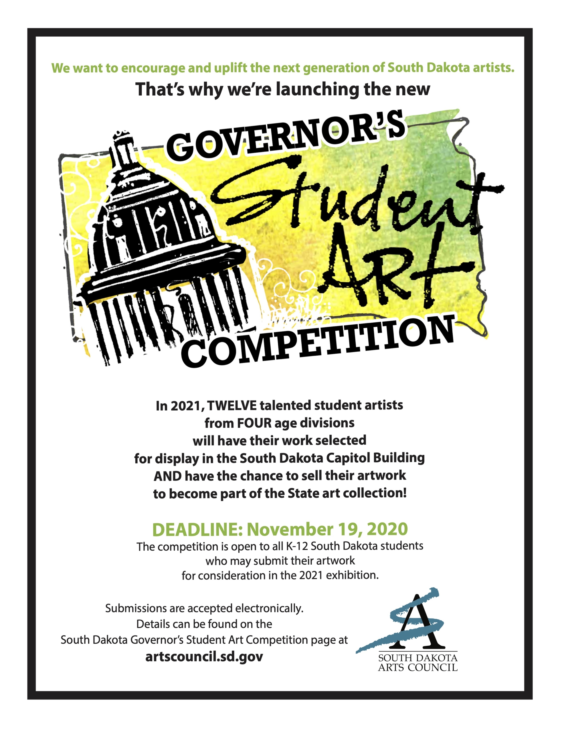 Governor’s Student Art Competition – Arts South Dakota