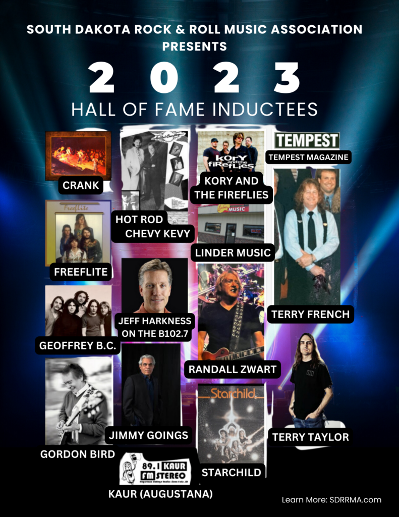 South Dakota Rock & Rollers Hall Of Fame Induction Ceremony (By SDRRMA) Arts South Dakota
